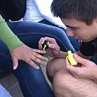 vast in de 'friend zone'